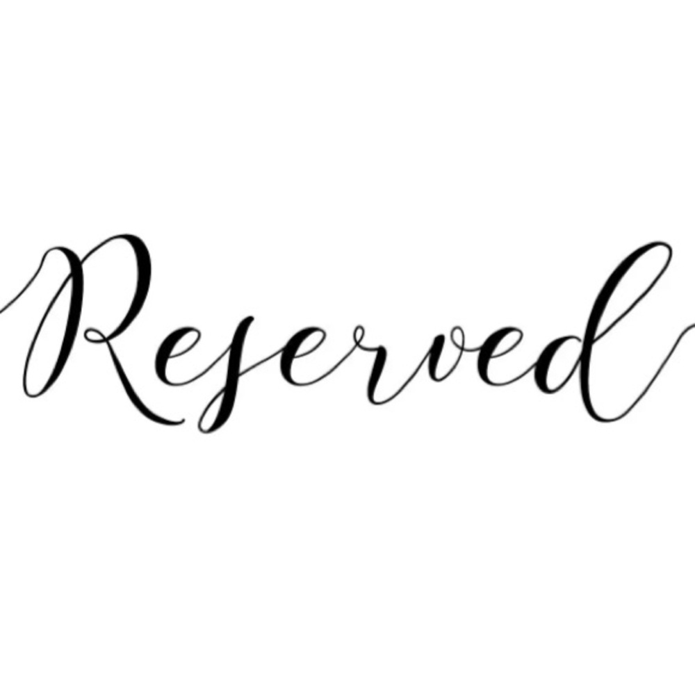 [HOLD] Reserved Listing